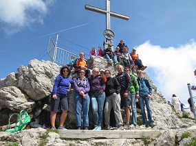 Auf dem Gipfel vom Nebelhorn